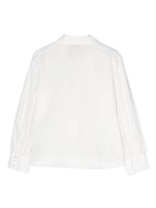 ETRO KIDS pleat-detail cotton blouse - Wit