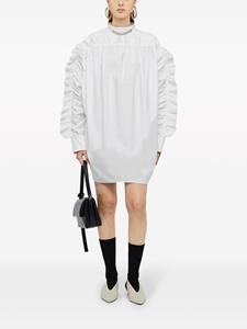 Jil Sander Mini-jurk met ruchedetail - 100 WHITE