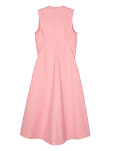 Jil Sander A-line poplin dress - Roze