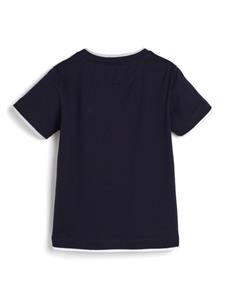 Brunello Cucinelli Kids crew-neck cotton T-shirt - Blauw