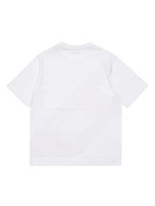 Diesel Kids Katoenen T-shirt met logoprint - Beige