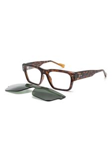Snob Giuan Mari bril met vierkant montuur - Bruin