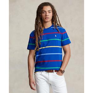 Polo ralph lauren Gestreepte, rechte T-shirt in jersey