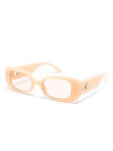 Linda Farrow Lola rectangle-frame sunglasses - Beige