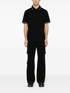 Moncler Poloshirt met logo-applicatie - Zwart