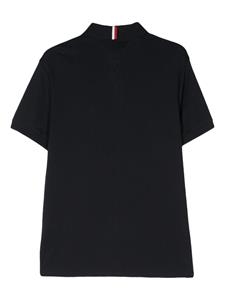 Tommy Hilfiger Katoenen poloshirt met TH monogram - Blauw