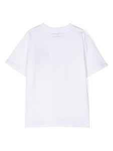 Stella McCartney Kids Aloha-print cotton T-shirt - Wit