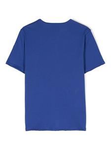 Zadig & Voltaire Kids T-shirt met logoprint - Blauw