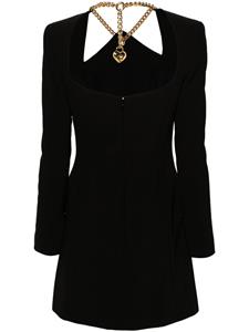 Moschino Mini-jurk met schakelketting - Zwart