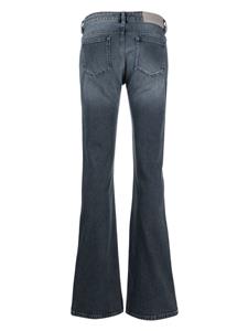 Trussardi Mid waist flared jeans - Blauw