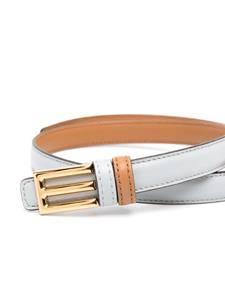 ETRO logo-buckle leather belt - Grijs