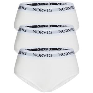 NORVIG 3-pack Maxi Slip, Kleur: Wit
