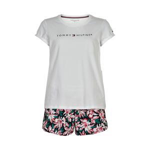 Tommy hilfiger Lingeri Pyjama, Kleur: Wit/tropical Floral