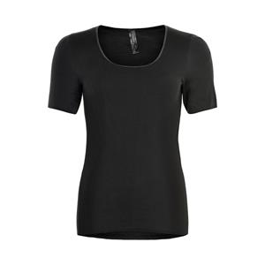 Schiesser T-shirt BH Top, Kleur: Zwart