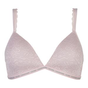 Calvin klein Light Lined Triangle BH Zonder Beugel, Kleur: Barely Pink