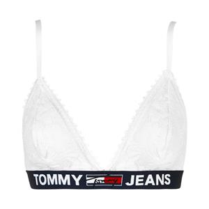 Tommy hilfiger Lingerie Unlinted Triangle BH Zonder Beugel, Kleur: Wit