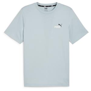 PUMA Essentials+ T-shirt met klein, tweekleurig logo, Turquoise Surf