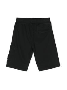 Stone Island Junior Jersey shorts met Compass-logopatch - Zwart