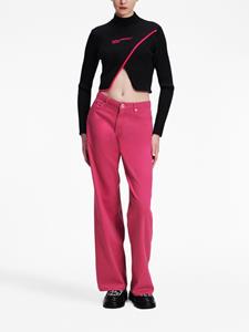 Karl Lagerfeld Jeans High waist jeans - Roze