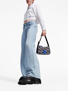 Karl Lagerfeld Jeans Jeans met wijde pijpen - Blauw