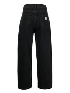 Carhartt WIP Low waist jeans - Zwart