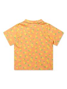 Rachel Riley pineapple-print polo shirt - Oranje