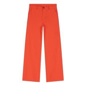 Indian Blue Jeans Meisjes pantalon stretch broek wide fit - Helder koraal