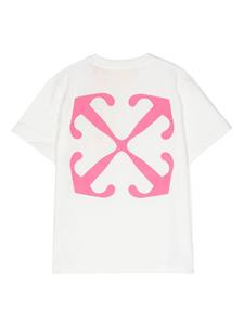 Off-White Kids T-shirt met Arrows print - Wit