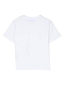 MSGM Kids T-shirt met opgestikte zak - Wit