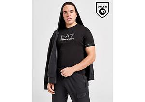 Emporio Armani EA7 Visibility Logo Tape T-Shirt - Black- Heren