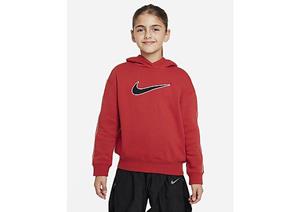 Nike Sportswear oversized fleecebroek voor meisjes - Mystic Red/Mystic Red/White