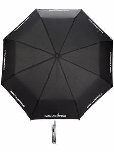 Karl Lagerfeld Paraplu met logoprint - Zwart