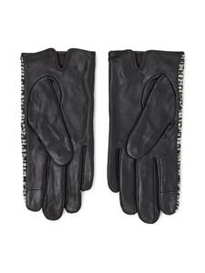 Karl Lagerfeld Leren handschoenen - Zwart