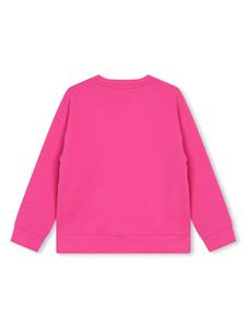 Michael Kors Kids Katoenen sweater met logoprint - Roze