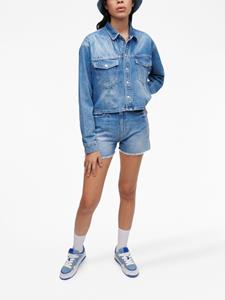 Karl Lagerfeld Jeans Shorts verfraaid met pailletten - Blauw
