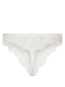 Dolce & Gabbana Satijnen string - Wit