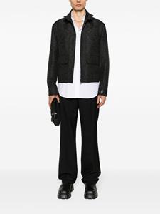 Versace Geplooide pantalon - Zwart