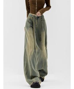 Fantastic wardrobe Y2K Kpop Baggy Jeans Vrouwen Hippie Koreaanse Oversize Wide Leg Denim Broek Vintage jaren '90 Streetwear Grunge Distressed Broek