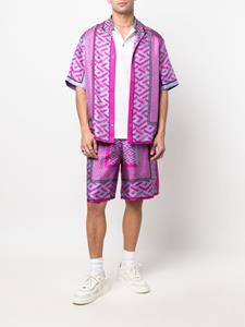 Versace Bermuda shorts met print - Roze