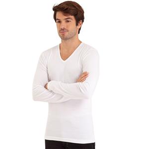 EMINENCE T-shirt met lange mouwen en V-hals