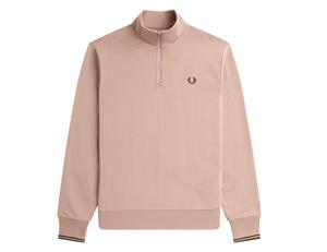 Fred Perry - Half Zip Sweatshirt - Roze Sweatshirt