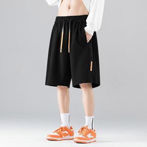 VIYOO Heren Shorts Zomer Basketbal Joggingbroek Koreaanse Mode Casual Elastische Taille Vijfpunts Broek Oversized Bodems Mannelijke Y2k Kleding