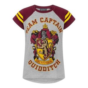 Harry Potter officieel meisjes Griffoendor Zwerkbal teamcaptain T-shirt