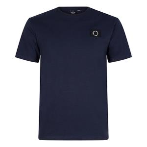 Rellix Jongens t-shirt culture badge - Navy blauw