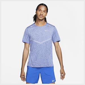 Nike Hardloopshirt Dri-FIT Rise 365 - Blauw/Zilver
