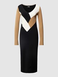 Boss Midi-jurk in colour-blocking-design, model 'Florency'