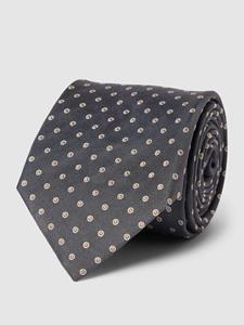 Boss Zijden stropdas met lus aan de binnenkant