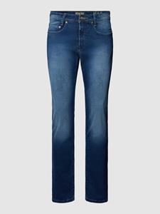 MAC Regular fit jeans met knoopsluiting