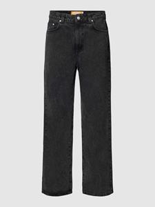 REVIEW Wide leg jeans in 5-pocketmodel in zwart