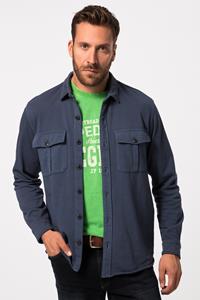 JP1880 Businesshemd Hemd Overshirt Sweat Vintage-Look Langarm bis 8 XL